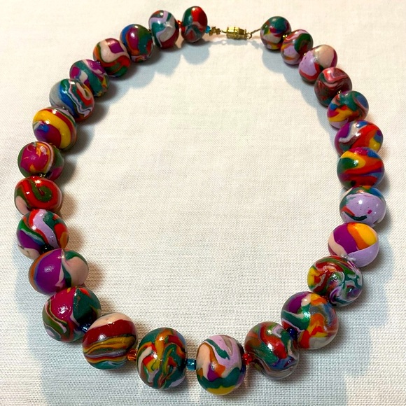 Jewelry - Vintage‎ Multicolored Beaded Necklace